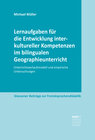 Buchcover Lernaufgaben für die Entwicklung interkultureller Kompetenzen im bilingualen Geographieunterricht