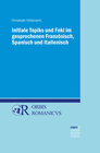 Buchcover Initiale Topiks und Foki im gesprochenen Französisch, Spanisch und Italienisch
