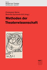Buchcover Methoden der Theaterwissenschaft
