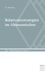 Buchcover Relativsatzstrategien im Alemannischen