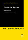 Buchcover Deutsche Syntax