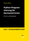 Buchcover Python-Programmierung für Germanist:innen