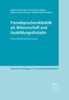 Buchcover Fremdsprachendidaktik als Wissenschaft und Ausbildungsdisziplin