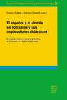 Buchcover El español y el alemán en contraste y sus implicaciones didácticas