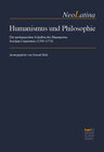 Buchcover Humanismus und Philosophie