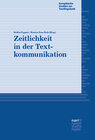 Buchcover Zeitlichkeit in der Textkommunikation