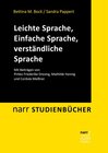 Buchcover Leichte Sprache, Einfache Sprache, verständliche Sprache / Narr Studienbücher - Bettina M. Bock, Sandra Pappert (ePub)
