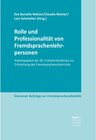 Buchcover Rolle und Professionalität von Fremdsprachenlehrpersonen / Giessener Beiträge zur Fremdsprachendidaktik