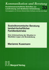 Buchcover Sozioökonomische Beratung landwirtschaftlicher Familienbetriebe