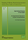 Buchcover Agricultural Finance in the Sudan