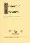 Buchcover Cainozoic Research