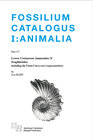 Buchcover Fossilium Catalogus Animalia Pars 157