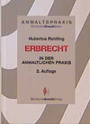 Buchcover Erbrecht in der anwaltlichen Praxis