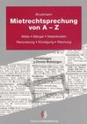 Buchcover Mietrechtsprechung von A - Z