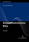 Buchcover AnwaltKommentar RVG