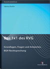 Buchcover Das 1x1 des RVG