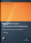 Buchcover AnwaltFormulare Mandanteninformationen