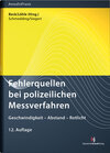 Buchcover Fehlerquellen bei polizeilichen Messverfahren
