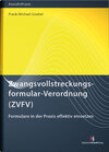 Buchcover Zwangsvollstreckungsformular-Verordnung (ZVFV)