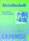 Buchcover Grundrisse Metalltechnik