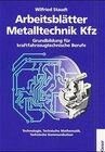 Buchcover Arbeitsblätter Metalltechnik