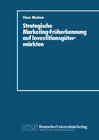 Buchcover Strategische Marketing-Früherkennung auf Investitionsgütermärkten