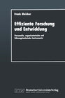 Buchcover Effiziente Forschung und Entwicklung