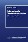 Buchcover Internationale Wachstumsstrategien