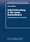 Buchcover Industrieforschung in den neuen Bundesländern