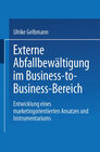Buchcover Externe Abfallbewältigung im Business-to-Business-Bereich