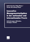 Buchcover Innovative Managementaufgaben in der nationalen und internationalen Praxis