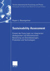 Buchcover Sustainability Assessment