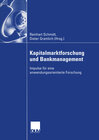 Buchcover Kapitalmarktforschung und Bankmanagement