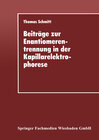 Buchcover Beiträge zur Enantiomerentrennung in der Kapillarelektrophorese