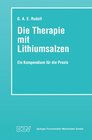 Buchcover Die Therapie mit Lithiumsalzen