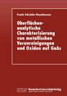 Buchcover Oberflächenanalytische Charakterisierung von metallischen Verunreinigungen und Oxiden auf GaAs