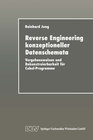Buchcover Reverse Engineering konzeptioneller Datenschemata