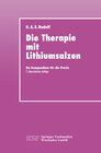 Buchcover Die Therapie mit Lithiumsalzen