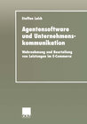 Buchcover Agentensoftware und Unternehmenskommunikation