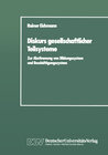 Buchcover Diskurs gesellschaftlicher Teilsysteme