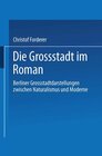 Buchcover Die Grossstadt im Roman