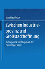 Buchcover Zwischen Industrieprovinz und Großstadthoffnung