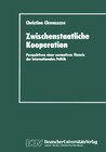 Buchcover Zwischenstaatliche Kooperation