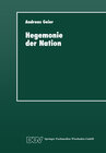 Buchcover Hegemonie der Nation