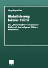 Buchcover Globalisierung lokaler Politik