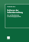 Buchcover Kulturen der Selbstdarstellung