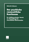 Buchcover Das psychische raumzeitliche Kontinuum