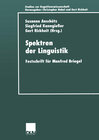 Buchcover Spektren der Linguistik