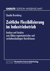 Buchcover Zeitliche Flexibilisierung im Industriebetrieb