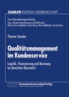 Buchcover Qualitätsmanagement im Kundenservice